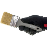 Плоская кисть "Евро" 2,5", натуральная щетина, пластмассовая ручка MTX 83064