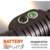 Фонарь ЯРКИЙ ЛУЧ YLP PANDA 3R налобный CREE XP-L HI+XP-G3 max.1100лм, Li-Ion 2600mAh, встр.ЗУ 4606400106029