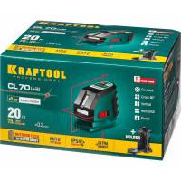 Лазерный линейный нивелир KRAFTOOL CL-70-2 34660-2