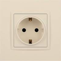Розетка со шторками ЭРА Elegance 2P+E Schuko, 16A-250В, IP20, сл.кость 14-2102-02 Б0034273