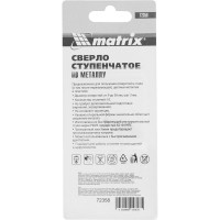 Сверло ступенчатое (9-36 мм; P4M3) MATRIX 72358