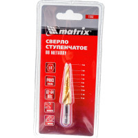 Сверло ступенчатое (4-12 мм; HSS-TiN) MATRIX 72353