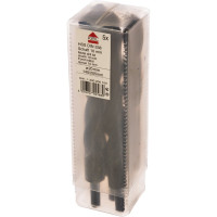 Сверла 5 шт. HSS DIN 338 проточенный хвостовик 10 мм, 20,0х205х140 мм KEIL 300200100