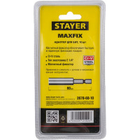 Адаптер для бит комбинированный магнитный, 60 мм, 10 шт. STAYER MASTER 2670-60-10