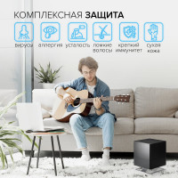 Традиционный увлажнитель воздуха Stadler Form (без налета и накипи) с ароматизатором Oskar, черный O-021