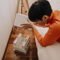 Традиционный увлажнитель воздуха Stadler Form (без налета и накипи) с ароматизатором Oskar, белый O-020