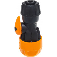 Переходник с краном 12,5мм/1/2"+15мм/5/8" /к.з.5025 GF ДжиЭф 222972 5024