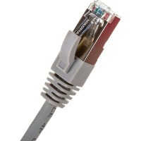 Коммутационный шнур NIKOMAX F/UTP 4 пары, серый, 0,3м NMC-PC4SD55B-003-C-GY