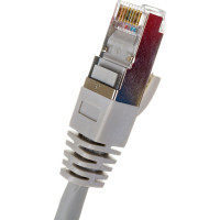 Коммутационный шнур NIKOMAX F/UTP 4 пары, серый, 0,3м NMC-PC4SD55B-003-C-GY