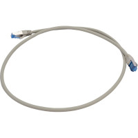 Коммутационный шнур NIKOMAX S/FTP 4 пары, серый, 1м NMC-PC4SE55B-010-C-GY