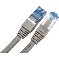 Коммутационный шнур NIKOMAX S/FTP 4 пары, серый, 1м NMC-PC4SE55B-010-C-GY