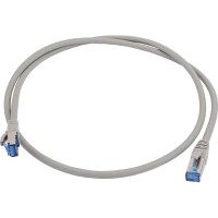 Коммутационный шнур NIKOMAX S/FTP 4 пары, серый, 1м NMC-PC4SE55B-010-C-GY
