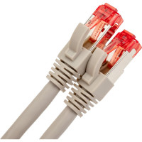Коммутационный шнур NIKOMAX S/FTP 4 пары, серый, 0,5м NMC-PC4SA55B-005-GY