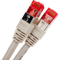 Коммутационный шнур NIKOMAX S/FTP 4 пары, серый, 0,5м NMC-PC4SA55B-005-GY