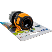 Соединитель шлангов с аквастопом 1/2",5/8",3/4" GF 8000.5012 212625