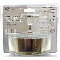 Коронка алмазная по керамике и кафелю с центрирующим сверлом TRIO-DIAMOND 120 мм 400120