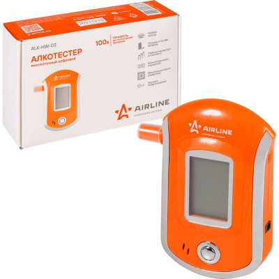 Airline Алкотестер с Hot Wire сенсором большой ЖК дисплей ALK-HW-03