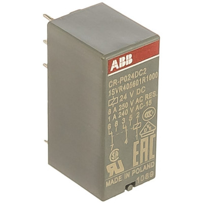 Промежуточное реле ABB CR-P024DC2 1SVR405601R1000