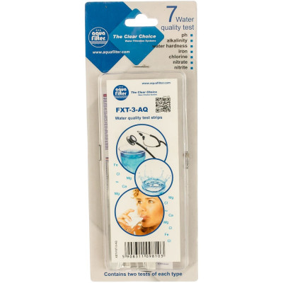 Aquafilter Цветовой тест на семь параметров воды FXT-3-AQ 497