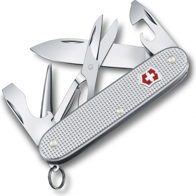 Victorinox Швейцарский нож Pioneer Alox, 93 мм, 9 функ, серебристый 0.8231.26, 0.8231.26