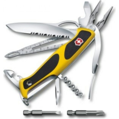 Victorinox Нож RangerGrip Boatsman, 130 мм, 21 функ, желтый, 0.9798.MWC8