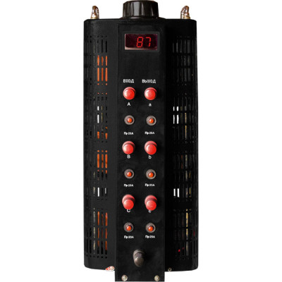 Энергия ЛАТР Black Series 3Ф TSGC2- 6кВА 6А 0-300V цифр. Е0102-0202