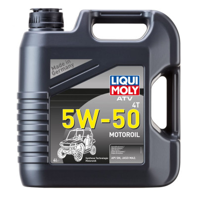 НС-синтетическое моторное масло 4T для 4-х тактных мотоциклов LIQUI MOLY ATV 4T Motoroil 5W-50 20738