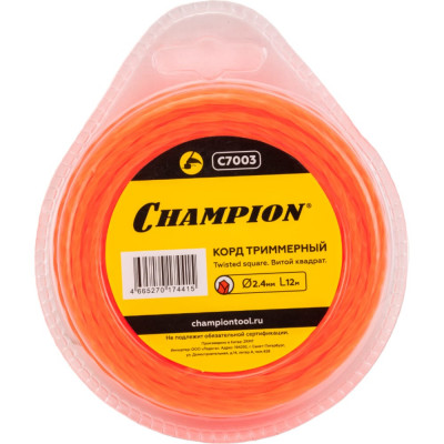 Триммерный корд Champion Twisted Square C7003