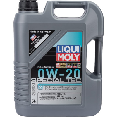 LIQUI MOLY НС-синт. мот.масло Special Tec V 0W-20 C5 /5л/ 20632