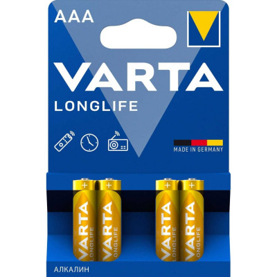 Varta Батарейки LONGLIFE AAA BL4 04103101414