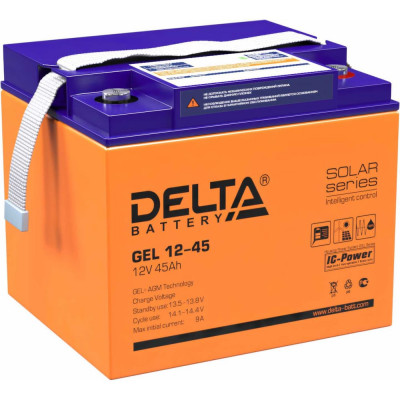 Delta Аккумуляторная батарея GEL 12-45