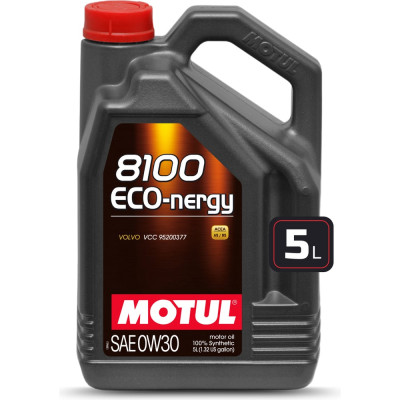 MOTUL Синтетическое масло 8100 ECO-nergy 0W30 5л 102794