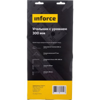 Inforce Угольник с уровнем 300 мм 06-11-67