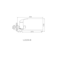 Смеситель для ванны Ledeme L2229-В 806184