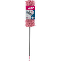 Швабра с флаундером YORK Salsa 40 см, телескопический черенок 130 см, еврорезьба, МОП микрофибра 081300