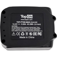 Аккумулятор для электроинструмента (Li-Ion, 14.4В, 3Ач) TopON TOP-PTGD-MAK-14.4-3.0
