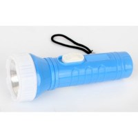 Фонарь, голубой, 1LED, 1 режим, 3xAG10, пластик Ultraflash 828-TH 2395