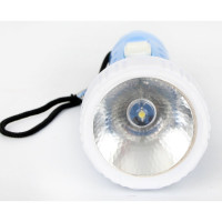 Фонарь, голубой, 1LED, 1 режим, 3xAG10, пластик Ultraflash 828-TH 2395