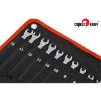 Набор ключей 22 предмета сумка СЕРВИС КЛЮЧ 6-19, 21,22,24,27,30,32, холодный штамп CR-V 70045