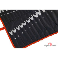 Набор ключей 22 предмета сумка СЕРВИС КЛЮЧ 6-19, 21,22,24,27,30,32, холодный штамп CR-V 70045