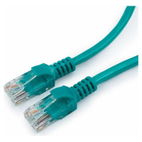 Многожильный патч-корд Cablexpert UTP кат.5e, 2м, литой, зелёный PP12-2M/G