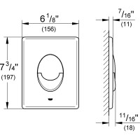 Инсталляция для подвесного унитаза GROHE Rapid SL 4 в 1 в сборе, с кнопкой смыва 38505000, 38750001
