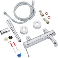 Однорычажный смеситель для ванны с душевым гарнитуром GROHE Essence New 33628001