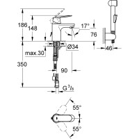 Набор GROHE Eurosmart Cosmopolitan 23125000
