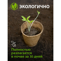 Горшочек для рассады, торфяной 20 шт Без бренда 64372