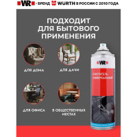 Спрей-очиститель салона универсальный Wurth 500 мл 18930332 092 1