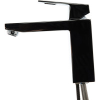 Однорычажный смеситель для раковины GROHE Eurocube со средним изливом, сливной гарнитур 23445000