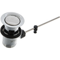 Однорычажный смеситель для раковины GROHE Eurocube со средним изливом, сливной гарнитур 23445000