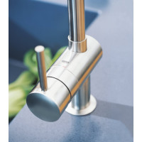 Однорычажный смеситель для мойки GROHE Minta с выдвижным изливом 32168000