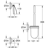 Набор аксессуаров GROHE Essentials 40407001